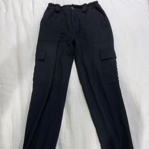 black cargo pants